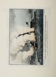 Terrific Combat between the Monitor Two Guns and Merrimac Ten Guns, c.1862